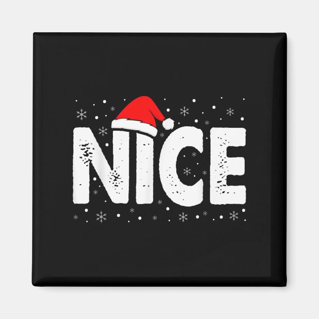Aimant Matching Co. Naughty Or Nice Christmas - Uni-adult (Devant)