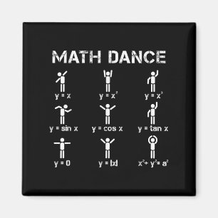 Aimant Math Dance Algebraic Fonctions Funny Teacher Chemi