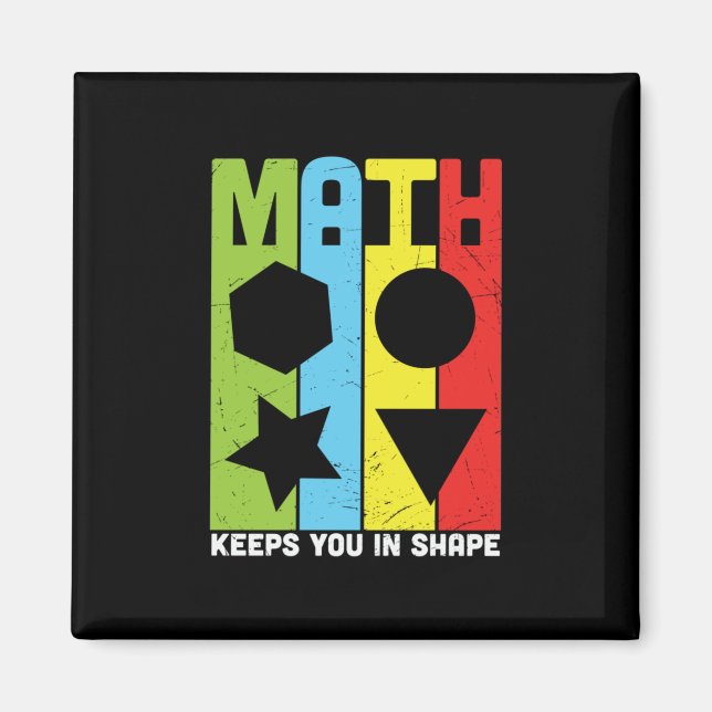 Aimant Math Enseignant Math Math vous maintient dans la f (Devant)
