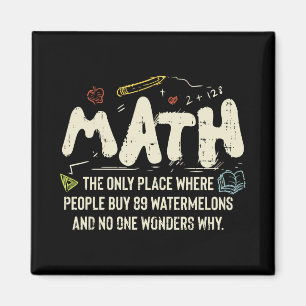 Aimant Math  Mathematics Math Teacher Gift