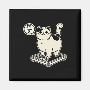 Aimant Math Pun Cat i Overate I Plus de 8 Funny Enseignan