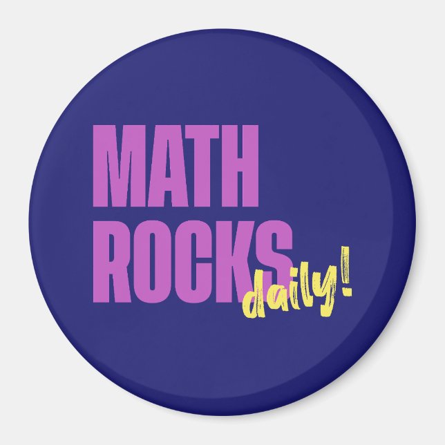 Aimant Math Rocks Daily (Devant)