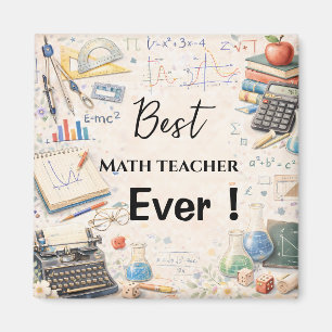 Aimant Math Teacher Thank You Gifts   End of School Year