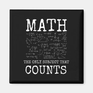Aimant Mathématiques La Seule Matière Qui Compte Professe