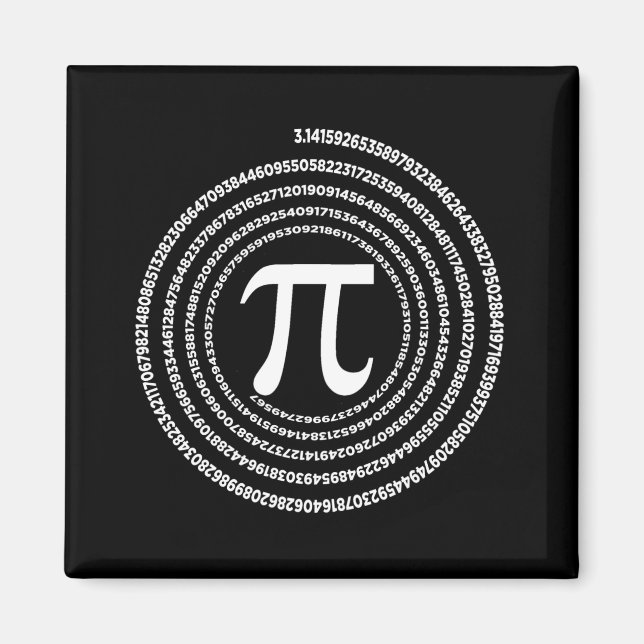 Aimant Mathématiques Pi Mathématiques Pi Math (Devant)
