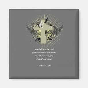 Aimant MATTHEW 22:37 Verse de la Bible