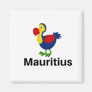 Aimant Mauritian Dodo Bird Bright and Colourful