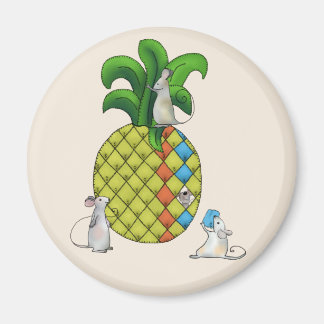 Aimant Mäuse nähen Ananas