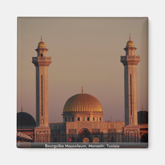 Aimant Mausolée de Bourguiba, Monastir, Tunisie (Devant)