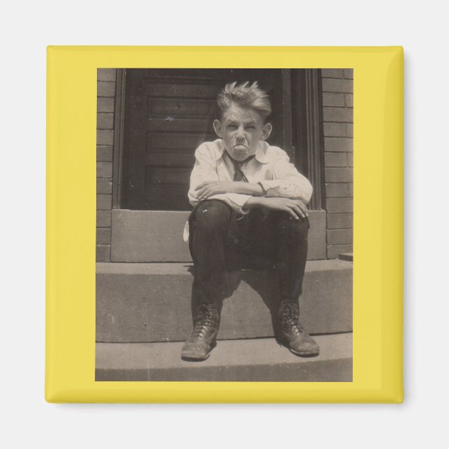 Aimant mauvaise attitude (Devant)