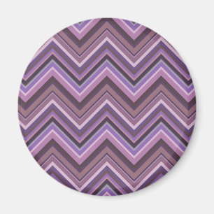 Aimant Mauve zigzag stripes