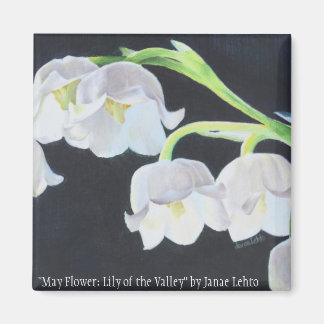 Aimant May Flower : Lily de la vallée
