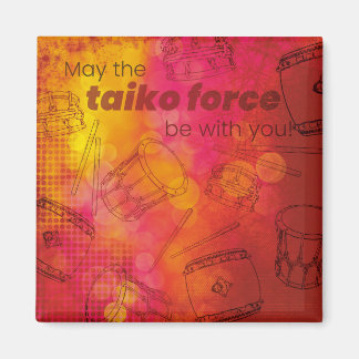 Aimant May the taiko force be with you magneet