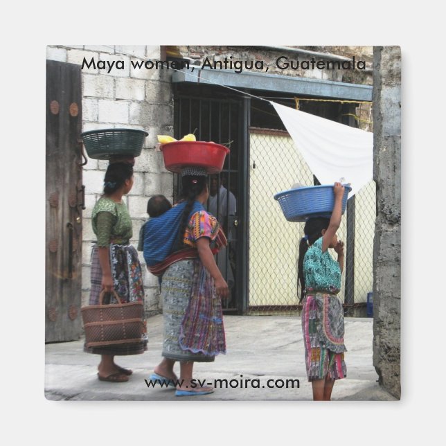 Aimant Maya women, Antigua, Guatemala (Devant)