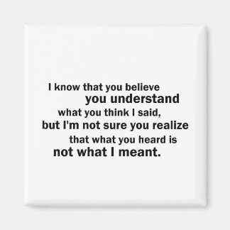 Aimant McCloskey sur la compréhension