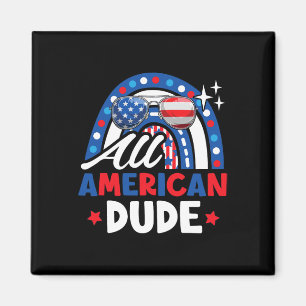 Aimant Mec américain drôle 4 juillet fierté patriotique a