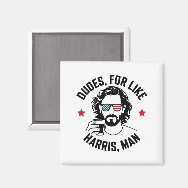 Aimant Mecs Pour Comme Harris Man White Dudes Pour Harris (Recto/Verso)