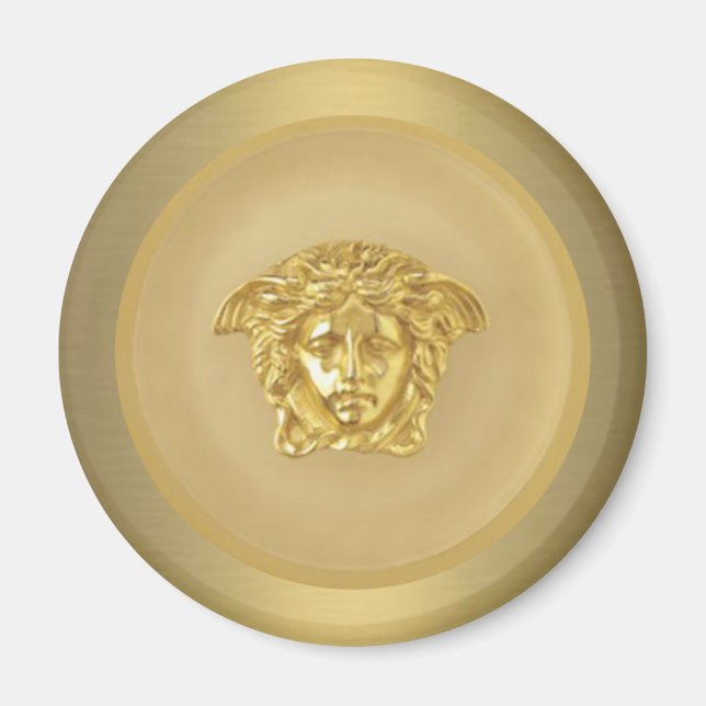Aimant Médaille d'or Medusa (Devant)