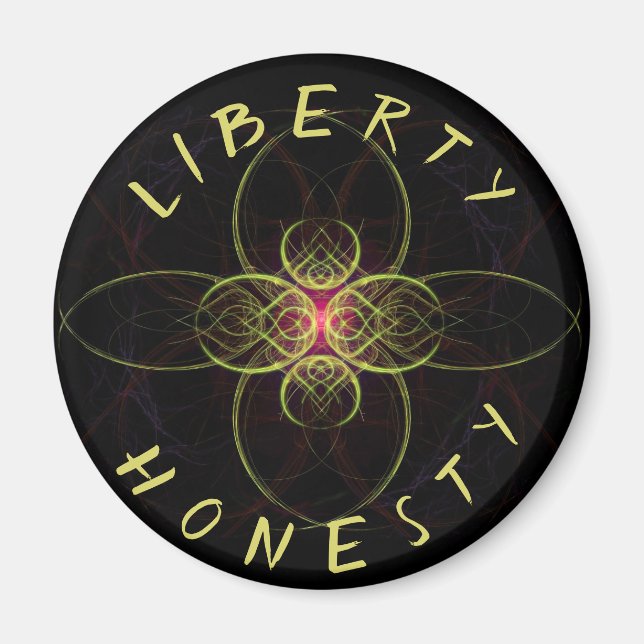 Aimant Médaille Liberty & Honesty Mystery (Devant)