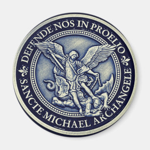 Aimant Médaille Saint Michael Archangel, St Michael Archa