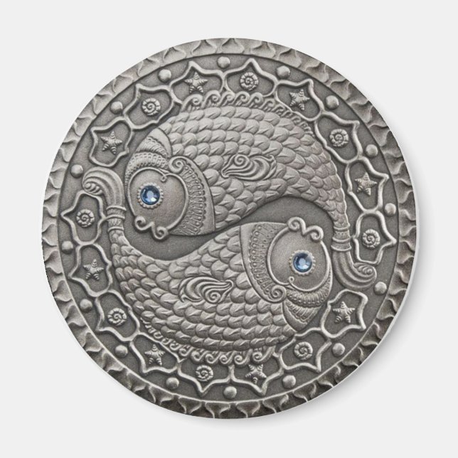 Aimant Médaillon des Poissons (Devant)