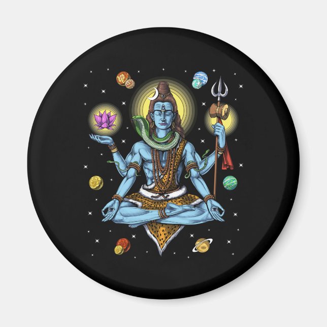 Aimant Méditation de Shiva (Devant)