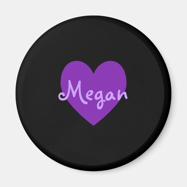 Aimant Megan en violet (Devant)