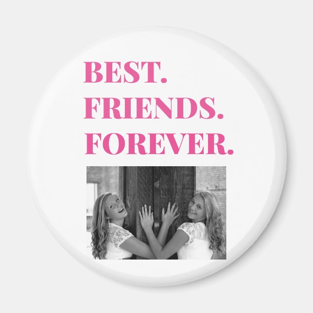 Aimant Meilleur Ami BFF Besties Photo (Devant)