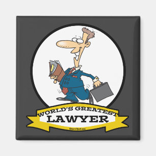 AIMANT MEILLEUR AVOCAT DU MONDE II HOMME CARTOON