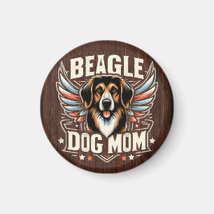 Aimant Meilleur Beagle Chien Maman Ever - Beagle Amoureux