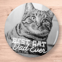 Meilleur Chat Papa Jamais Moderne Personnalisé Pho