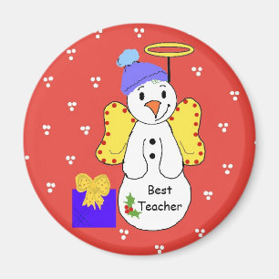 Aimant Meilleur Enseignant Whimsman Snowman
