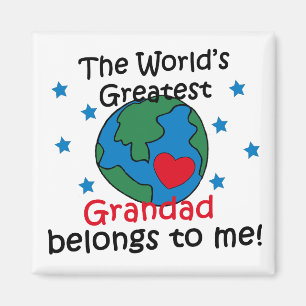Aimant Meilleur Grand-Père m'appartient