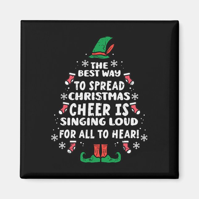 Aimant Meilleur Moyen De Diffuser Noël Fun Fun Xmas Femme (Devant)