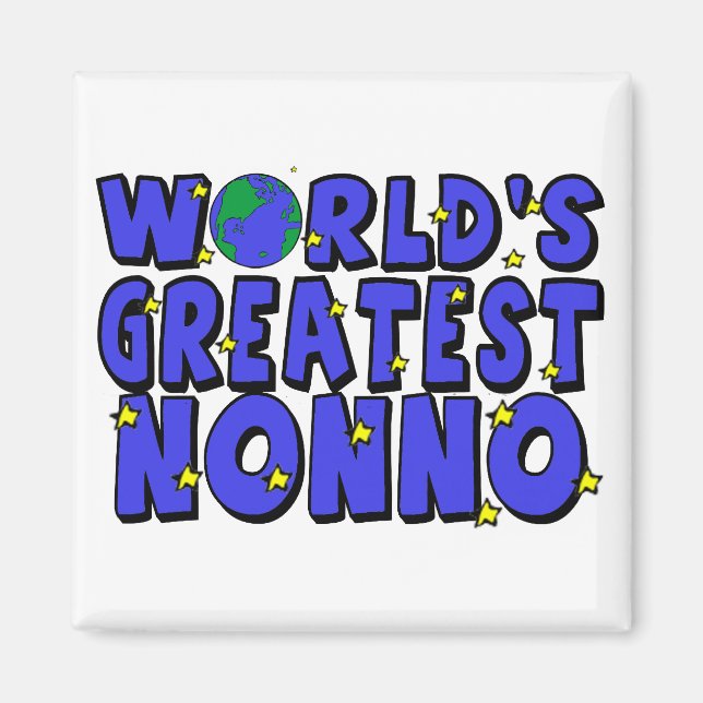 Aimant Meilleur Nonno du monde (Devant)