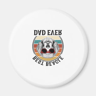 Aimant Meilleur Papa Beagle Ever Création de T-Shirt Vint