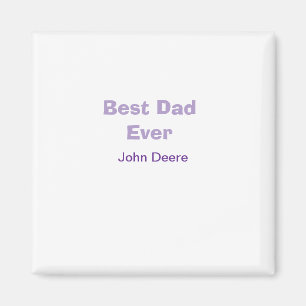Aimant Meilleur papa de tous joyeuse fête des pères nom p