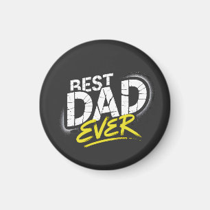 Aimant Meilleur Papa de Tous les Temps Art Graffiti