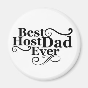 Aimant Meilleur papa hôte jamais drôle cadeau fête des pè