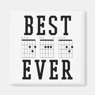 Aimant Meilleur papa jamais des accords de guitare   Cade