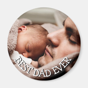 Aimant Meilleur papa jamais photo