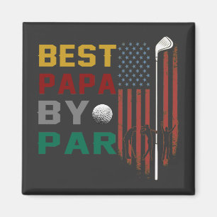 Aimant meilleur papa par par golf T-Shirt