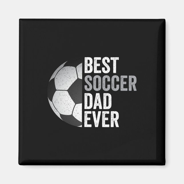 Aimant Meilleur Père de football jamais père &#; s Jour d (Devant)