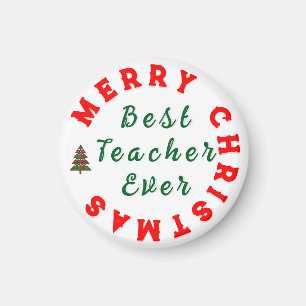 Aimant Meilleur Professeur Présent - Remerciement aux Pro