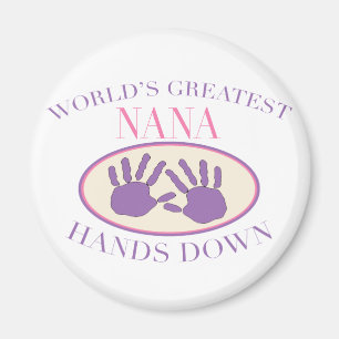 Aimant Meilleur T-shirt de Nana sans conteste