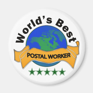Aimant Meilleur travailleur postal au monde