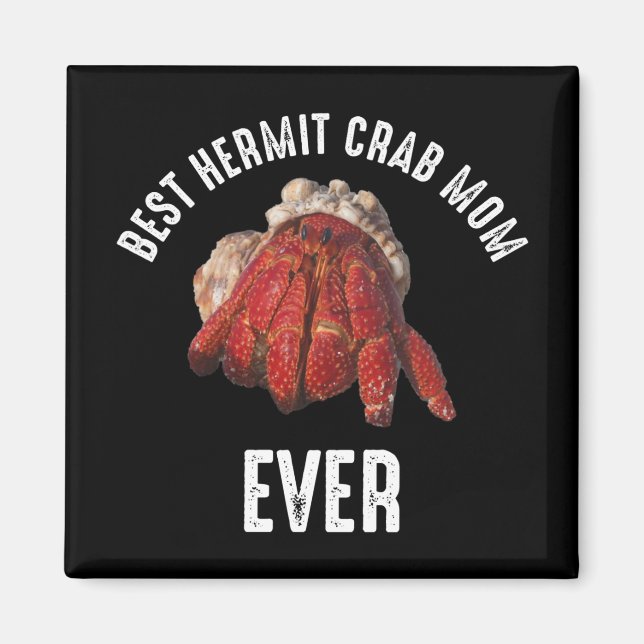 Aimant Meilleure maman de crabe hermite (Devant)