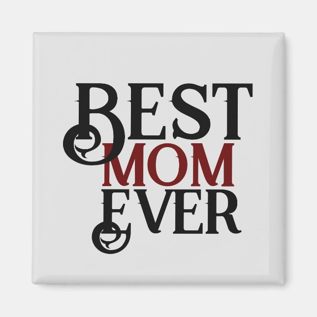 Aimant meilleure maman jamais, maman maman maman simple c (Devant)