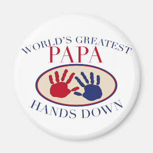 Aimant Meilleures mains de papa