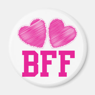 Aimant Meilleurs amis de BFF pour toujours avec des